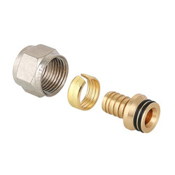 Фитинг коллекторный обжимной для металлополимерной трубы VALTEC (VTc.709.N)