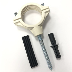 Держатель канализационный пластиковый БЕЛЫЙ