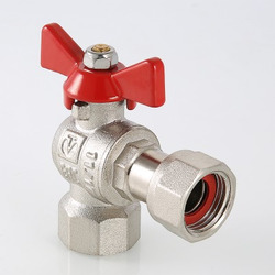 Кран шаровой угловой VALTEC BASE с накидной гайкой (VT.266.N)