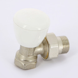 Клапан угловой термостатический с крышкой TIEMME