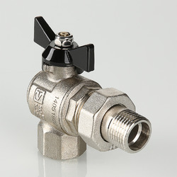 Кран шаровой усиленный угловой VALTEC PERFECT с полусгоном (VT.328.N)