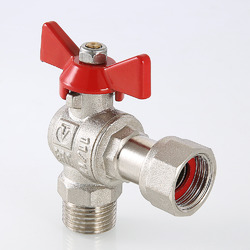 Кран шаровой угловой VALTEC BASE с накидной гайкой (VT.267.N)