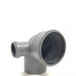 Отвод с патрубком для внутренней канализации Sinikon