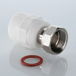 Муфта полипропиленовая с накидной гайкой РВ VALTEC (VTp.708.0)